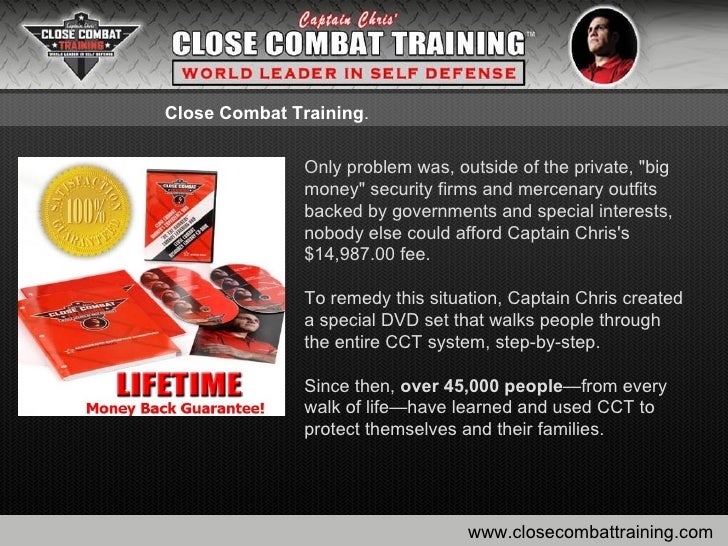 captain chris close combat training
